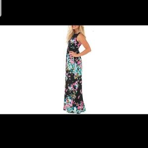 Long Floral Maxi Dress